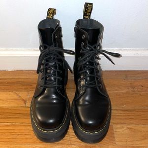 JADON SMOOTH LEATHER PLATFORM BOOTS